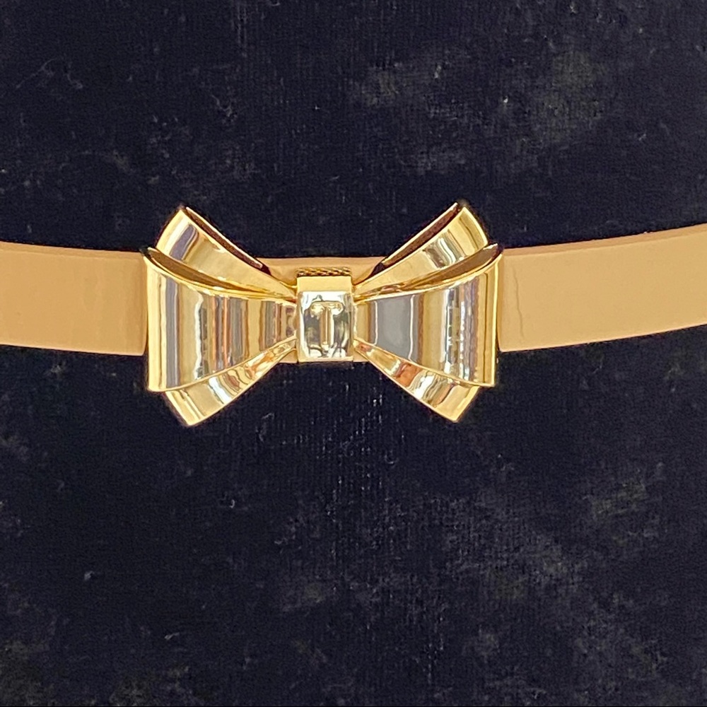Ted Baker Curved Leather Bow Belt